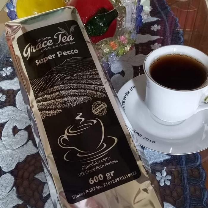 

Black tea, bubuk teh Sidamanik Asli dari perkebunan teh 600gr