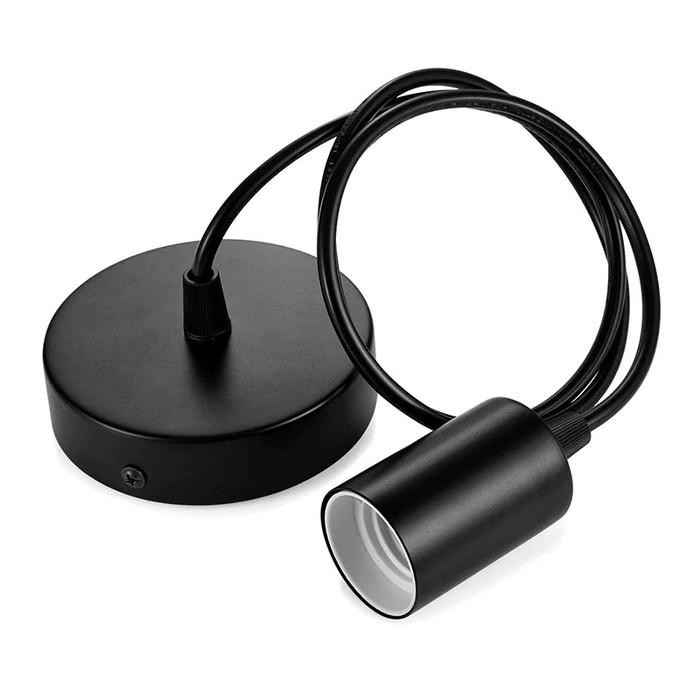 [Expert] Fitting Lampu Gantung Besi E27 - Fitting Lampu Hias Retro Minimalis