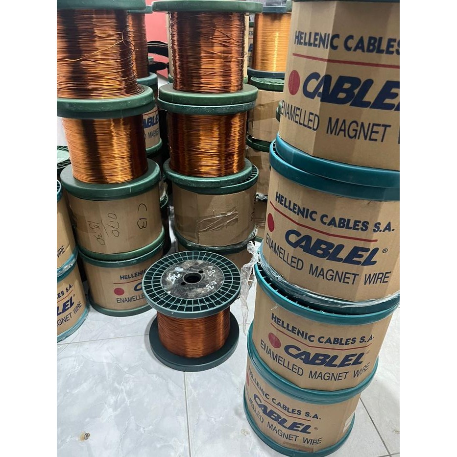 KAWAT TEMBAGA EMAIL HELENIC 0.55 MM ENAMEL WIRE COOPER GULUNG DINAMO
