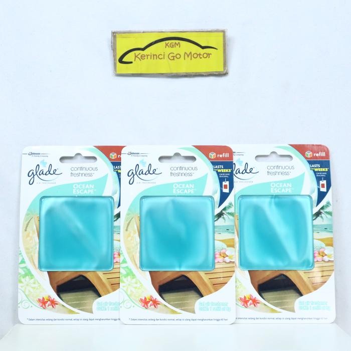 New PARFUM MOBIL GLADE CONTINUOUS OCEAN ESCAPE REFILL - PEWANGI MOBIL