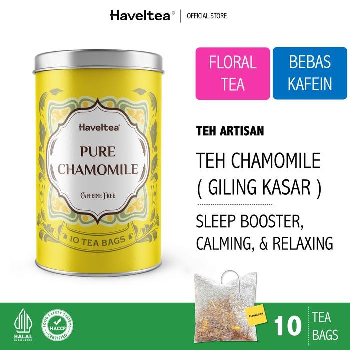 

PURE CHAMOMILE Big Tin Haveltea Floral Tea Sleep Anxiety Aid