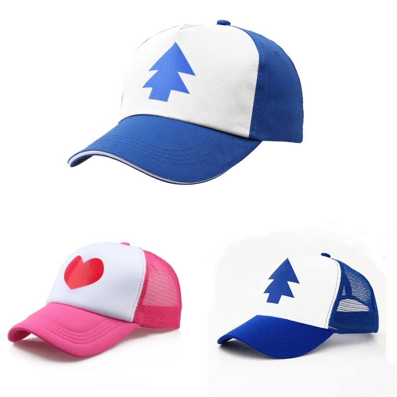 Anime Mabel Pines Dipper Cosplay Unisex Casual Bea  Baseball Cap Lovers Sun Hat  ristmas Holiday