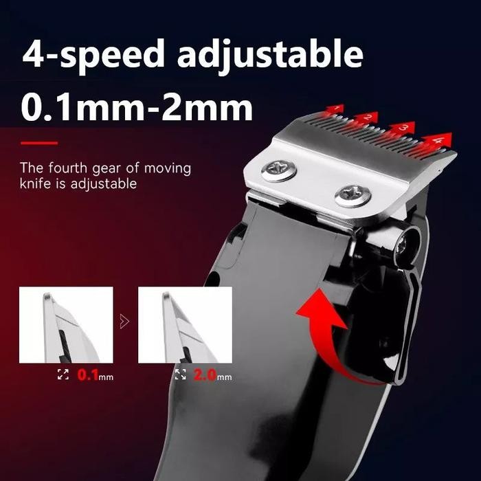 Pg809A Kemei Km-Pg809A Alat Cukur Rambut Cas Baterei Lcd Km Pg 809A Gratis Ongkir