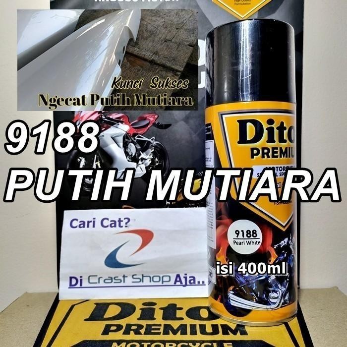 [Expert] Cat Pilox Diton Premium Pearl White 9188 400cc Warna Putih Mutiara