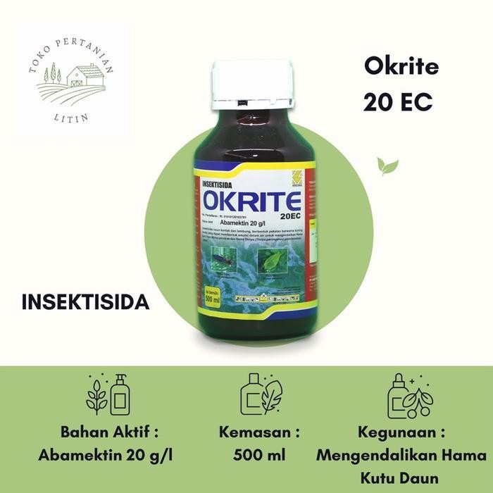 Terlaris Okrite 20 EC - 500 ml ( Insektisida ) Pembasmi Kutu Daun Tanaman Cabai SALE