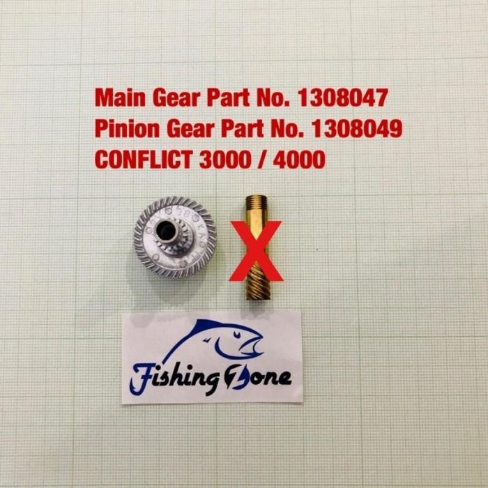 Penn Part - Main Gear Conflict 1000 2000 3000 4000 5000 6000 8000 Reel #Gratisongkir