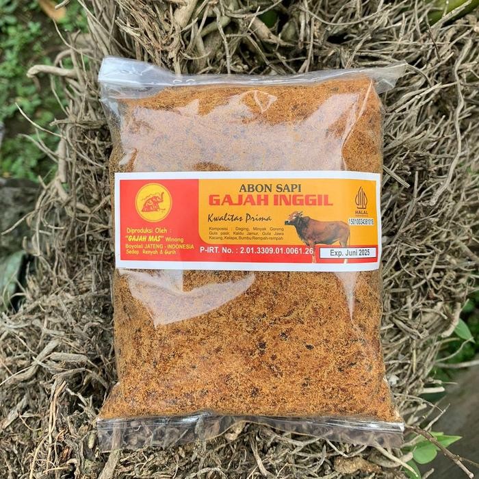 

ABON GAJAH INGGIL 250GR KEMASAN PLASTIK