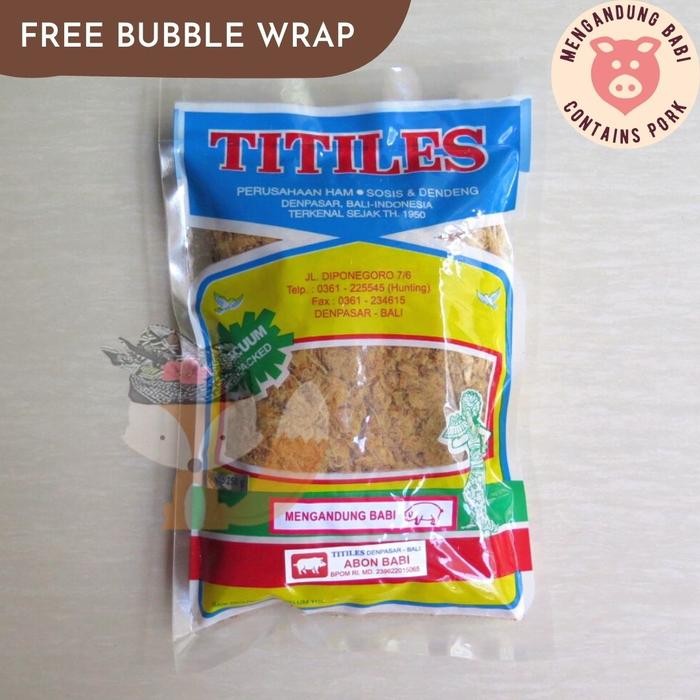 

Abon Babi 250gr Titiles Khas Bali Fresh Stok