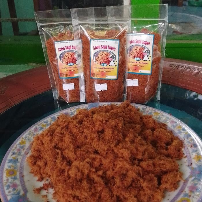 

Abon sapi super 100gr kualitas terjamin