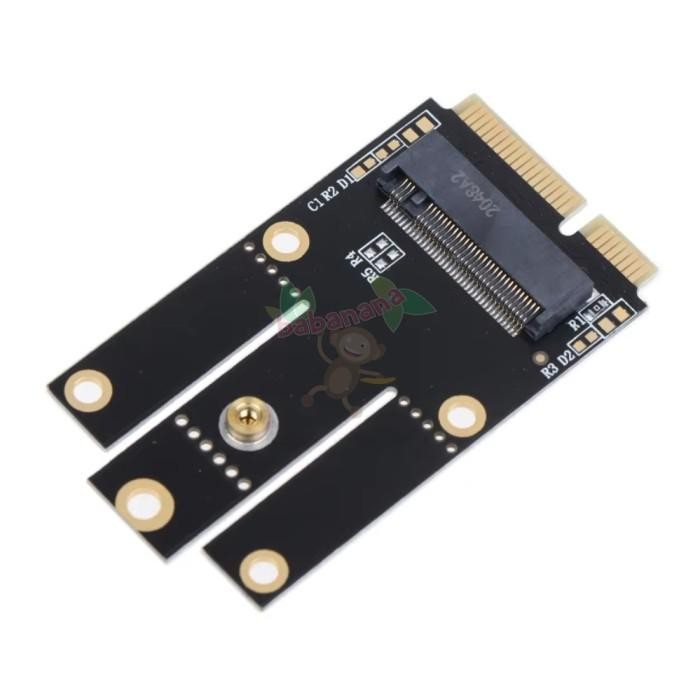 Adapter M.2 NGFF A+E KEY to Mini PCIE Wireless Card Bluetooth Converter