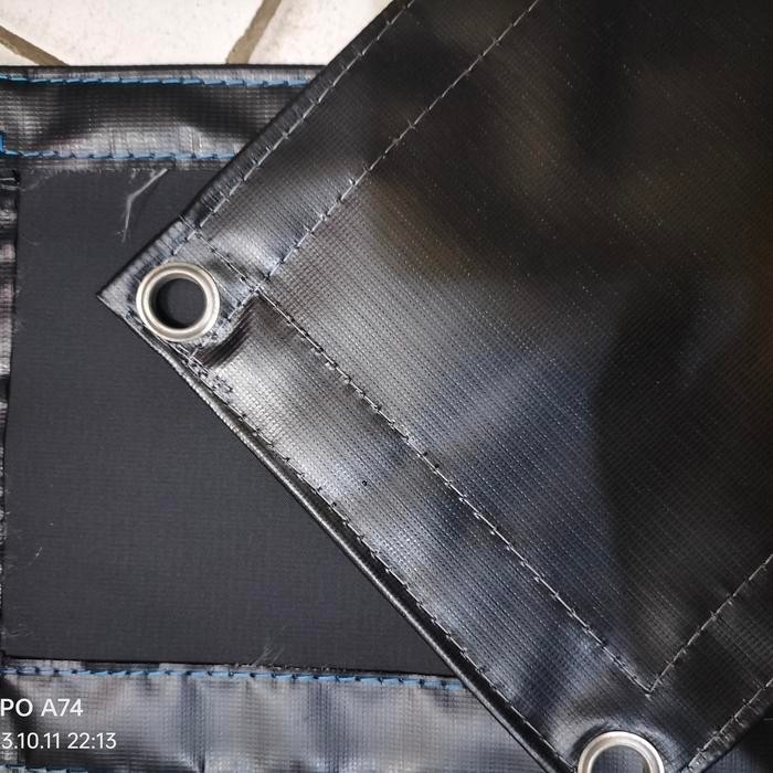 TERPAL TENDA 3X4 TERPAULIN SE KARET KOREA WARNA HITAM