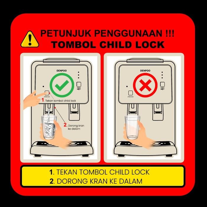 Denpoo Dispenser Galon Atas Ddk 1101