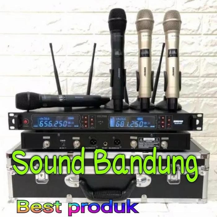 MURAH mic wireless SHURE QLXD KSM9 Multichanel handle