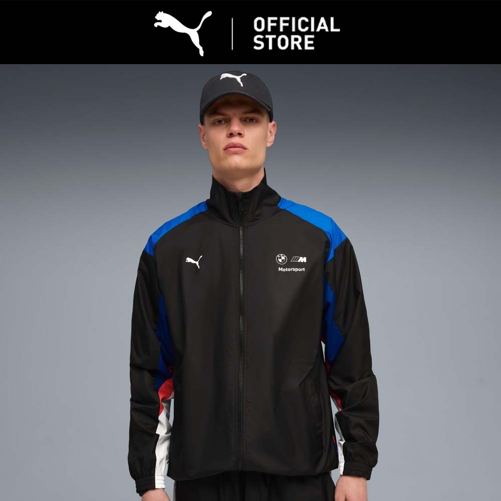 PUMA BMW M Motorsport Woven Jacket Pria