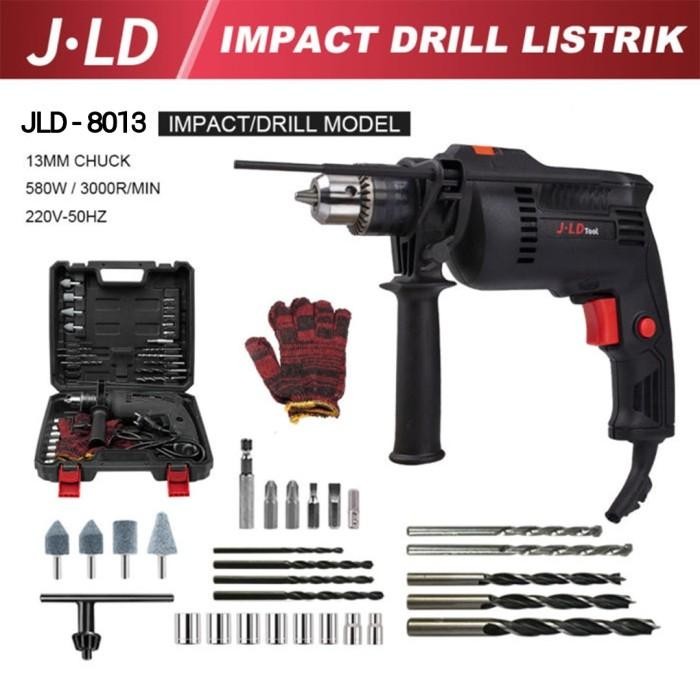 Expert Mesin Bor JLD 8013s Impact Drill / Bor Listrik 13mm JLD 8013 Fullset