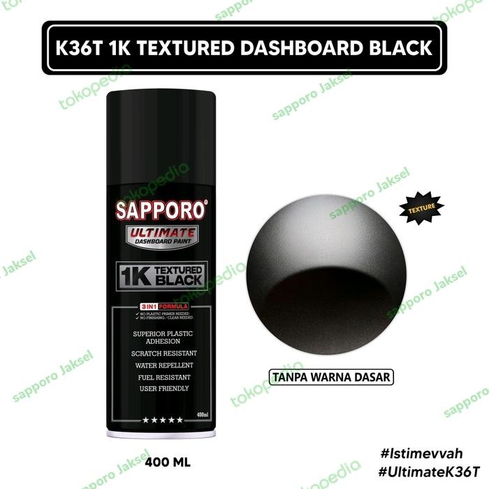 Sapporo Ultimate K36T Texture Dashboard Black / cat semprot Sapporo .