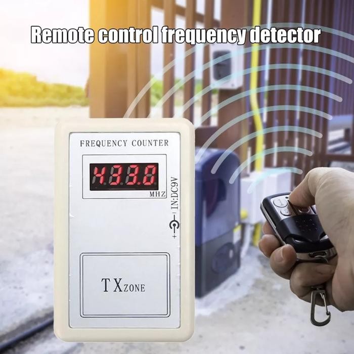 DIGITAL FREKUENSI COUNTER UNTUK CEK FREKUENSI REMOTE ALARM MOBIL