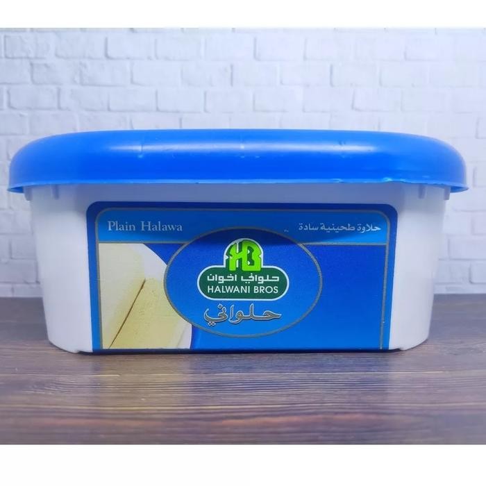 

Halawa Halwani Bros Halva Plain 575 gr Manisan Arab Halwa Cemilan Arab