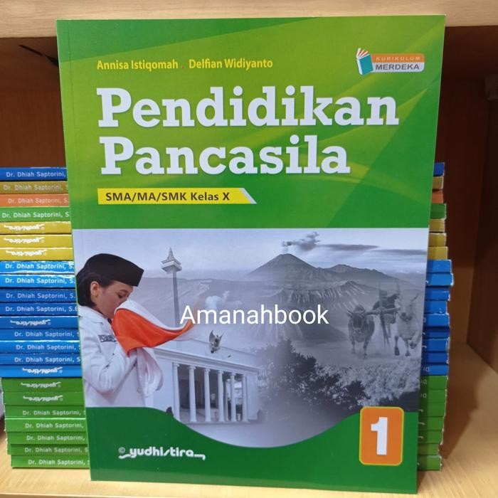 

Ready Buku Pendidikan Pancasila SMA Kelas 10 Kurikulum Merdeka Yudistira