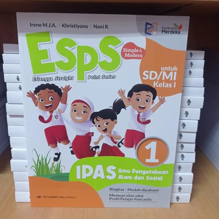 

Ready OBRAL Buku SD ESPS IPAS Kelas 1 SD / MI Kurikulum Merdeka Erlangga