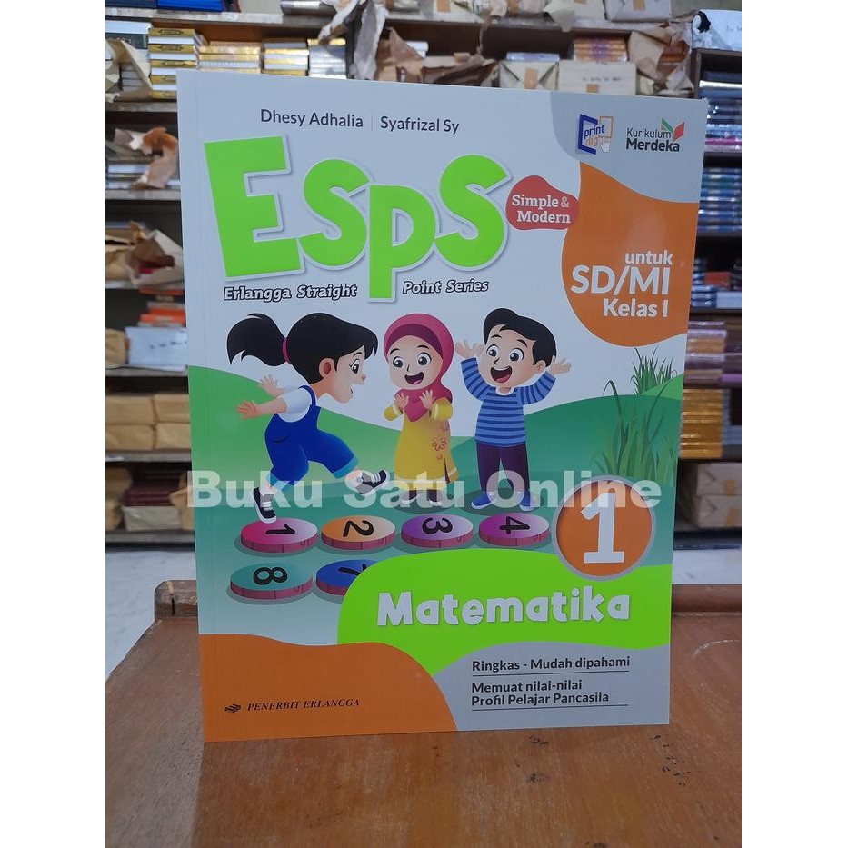 

Ready ESPS Matematika Kelas 1 SD Kurikulum Merdeka Erlangga