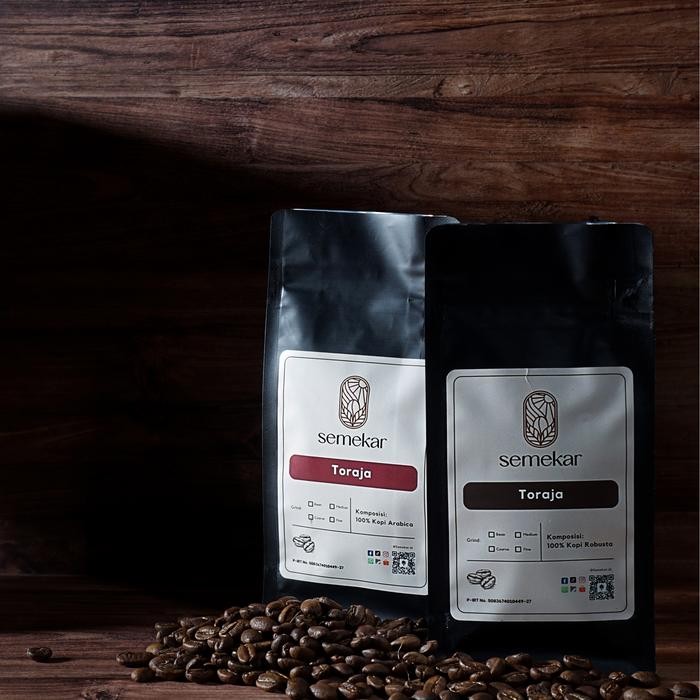 

SEMEKAR COFFEE - KOPI ROBUSTA TORAJA SULAWESI ORIGIN ROASTED BEANS SPECIALTY COFFEE GRADE 1 PAHIT