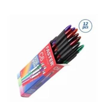 

Pulpen Faster c6 Tinta hitam berkualitas Merah Stationery