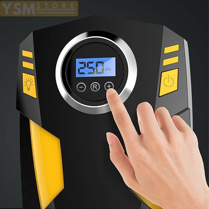 Termurah Pompa Angin Inflator Ban Mobil Motor Elektrik Lcd Display