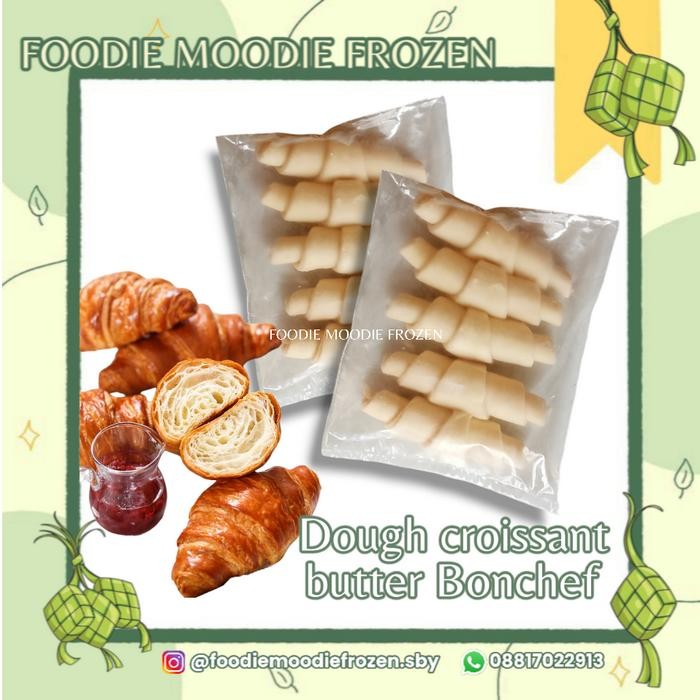 

FREShBgt- Dough croisant plain frozen isi 10pcs
