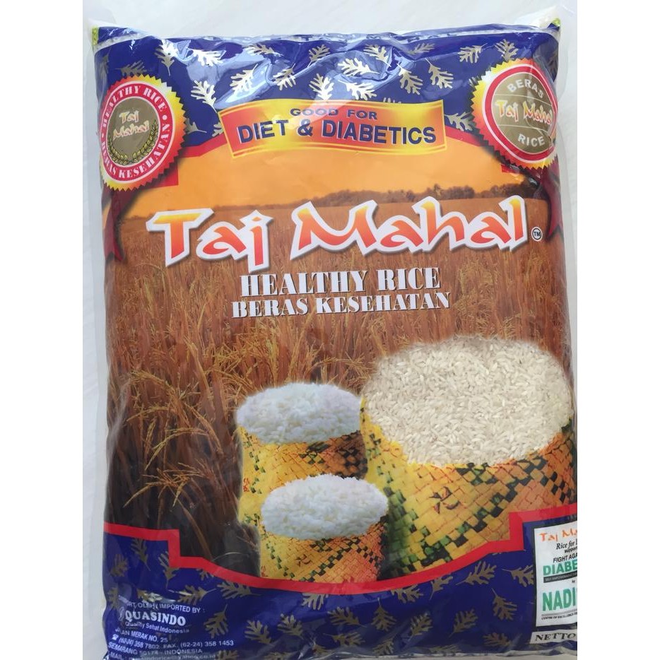 

FREShBgt- Beras Kesehatan Taj Mahal 5kg for Diet dan Diabetics