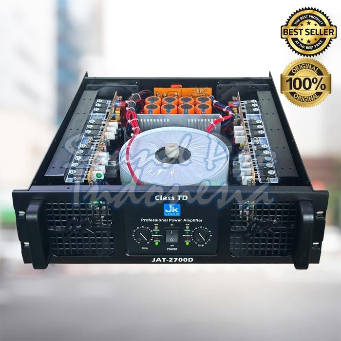 Terbagus Power Amplifier Td Class Jk Coustic Jat 2700 D 2 X 2700 Watt