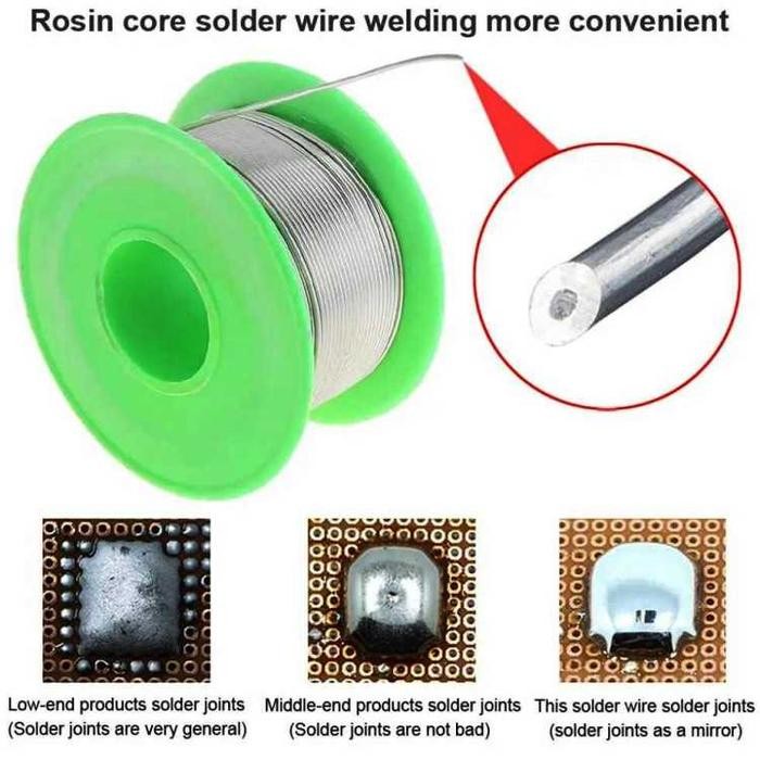 RBX Kawat Timah Solder Lead free 0,8-1,0mm Iux 2.2% Sn99.3 Cu0.7 100gr