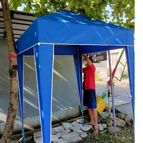 TENDA CAFE 2x2 FULL SET TINGGAL PASANG TENDA JUALAN TENDA BAZAR MURAH