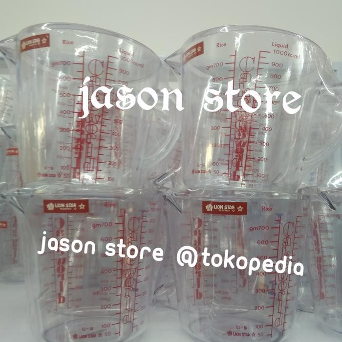 measuring cup lion star 1000 ml/Gelas takar lion star 1000 ml