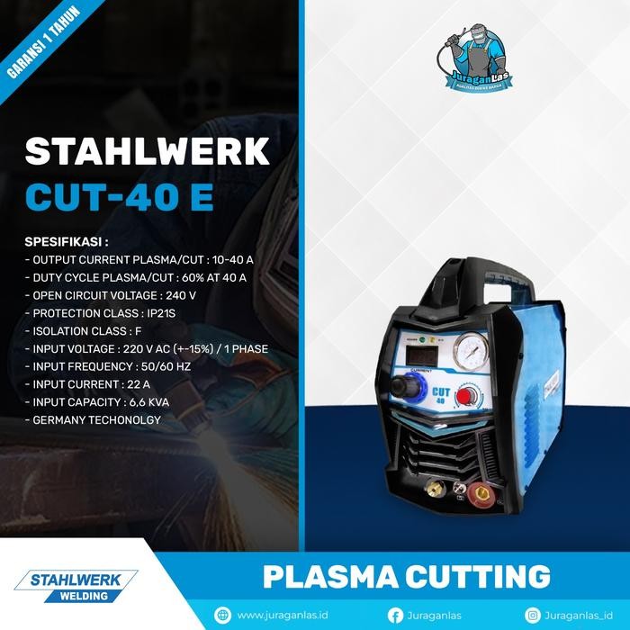 Mesin plasma cutting 40A merk Stahlwerk CUT-40E