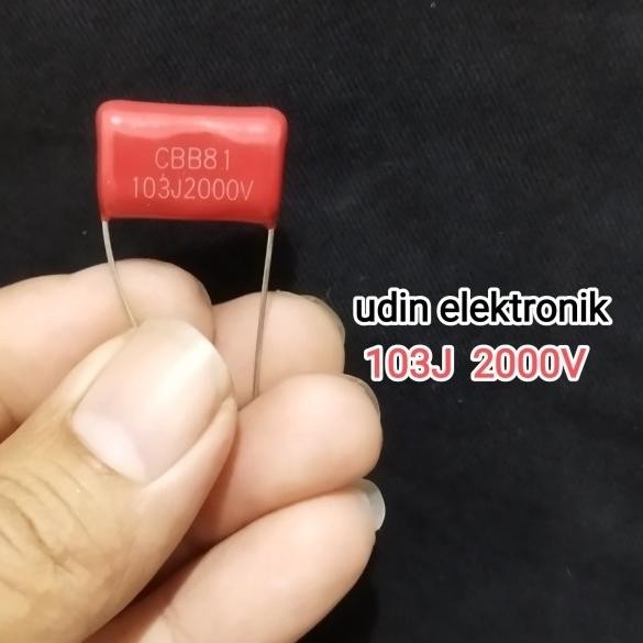 Capasitor Kapasitor Milar 103 2000V 103J 2000V 10N 2Kv 2000V 103J 2Kv 103 2Kv