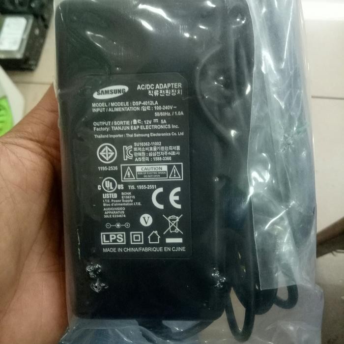adaptor samsung cctv 5a/12v bagus awet