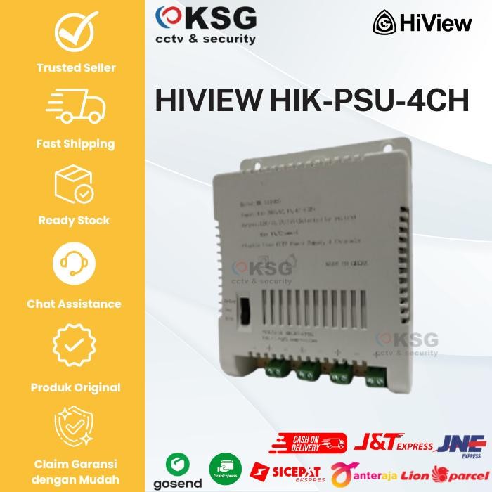 Power Supply HIVIEW ORIGINAL 4 CHANNEL CCTV