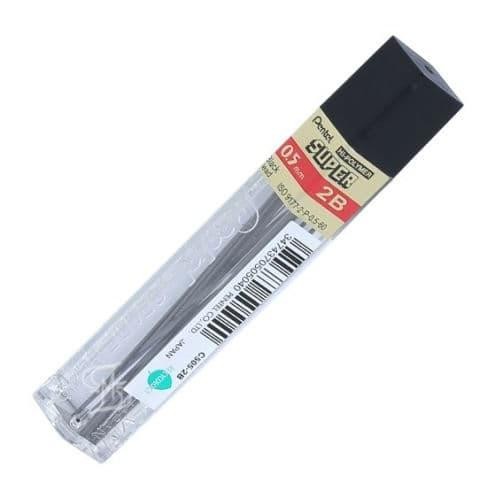 

PENTEL SUPER HI POLYMER LEAD ISI PENSIL PILOT MEKANIK 03 05 07 09 HB B 2B 3B 4B