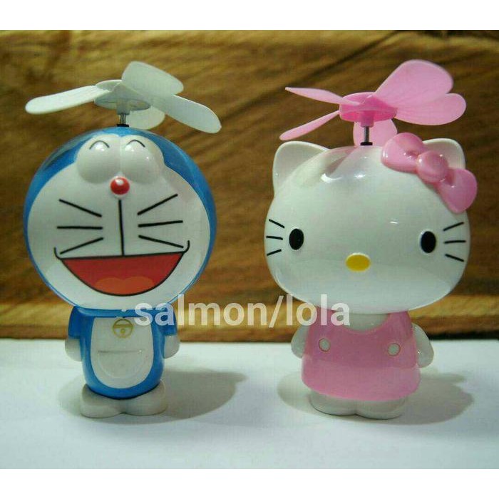 

KIPAS ANGIN MINI/ MINI FAN DORAEMON / HELLO KITTY