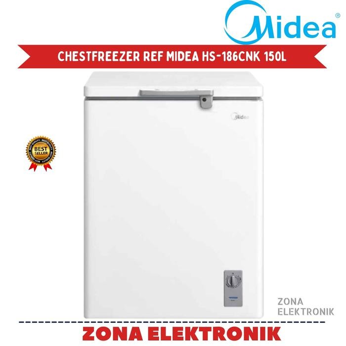 Chest Freezer Midea HS-186CNK Freezer Box HS186CNK Kode 831