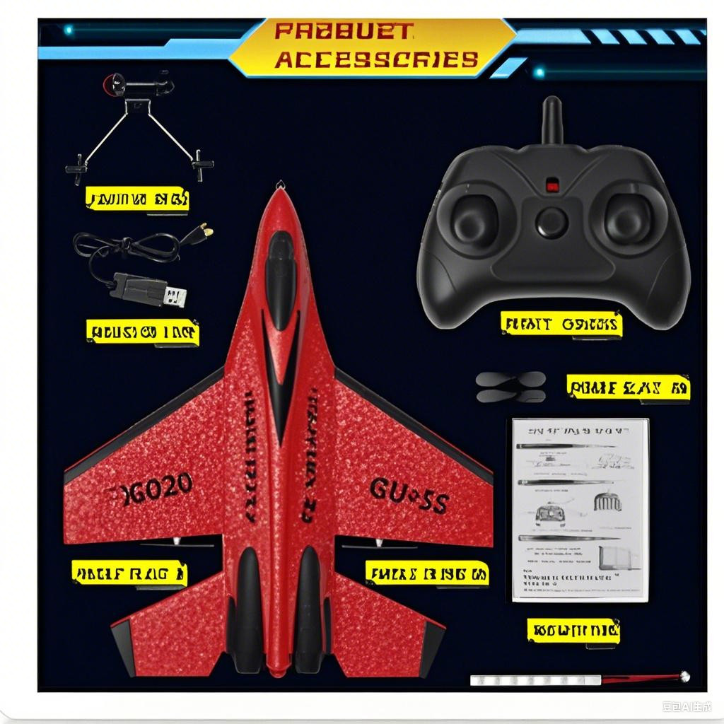 Fx620 Rc Foam Aircraft Su-35 Plane 2.4G Remote Control Fighter- Plane Glider Airplane Foam Boys Toys