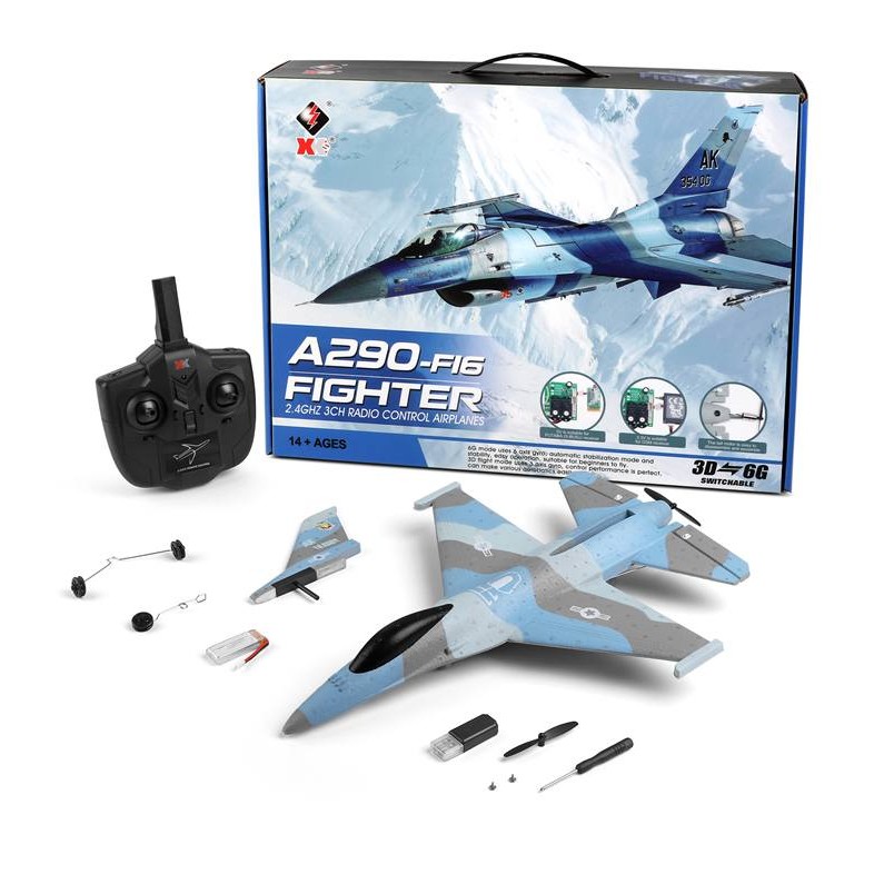 Wltoys Xk A290 Rc Plane Remote Radio Control Model Aircraft 3  452Mm 3D/6G System Airplane Epp