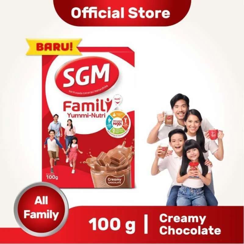 

SGM YUMMI NUTRI COKELAT 100 GR - RAJA SUSU