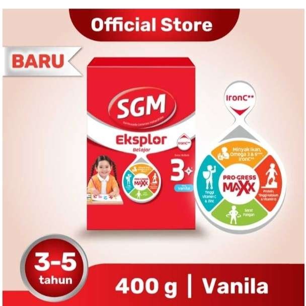 SGM 3+ VANILA 400 GR - RAJA SUSU