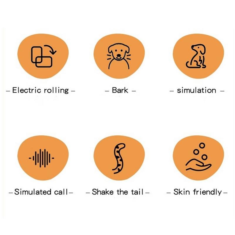 Realistic Stuffed Animal Dog Fun Interactive Dog Toys Plush Puppy Electronic Interactive Toys Fake