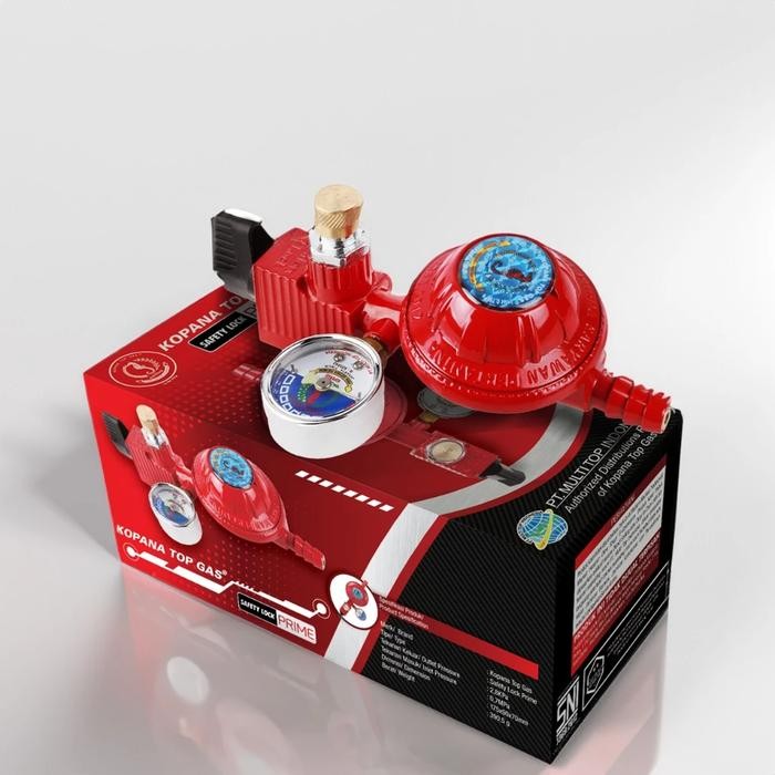 Regulator Gas Elpiji LPG Kopana Pertamina Safety Lock Prime Pengaman Kompor Gas Elpiji *