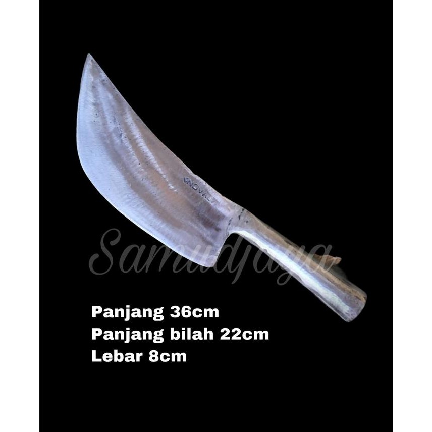 golok daging cacah tulang baja super *