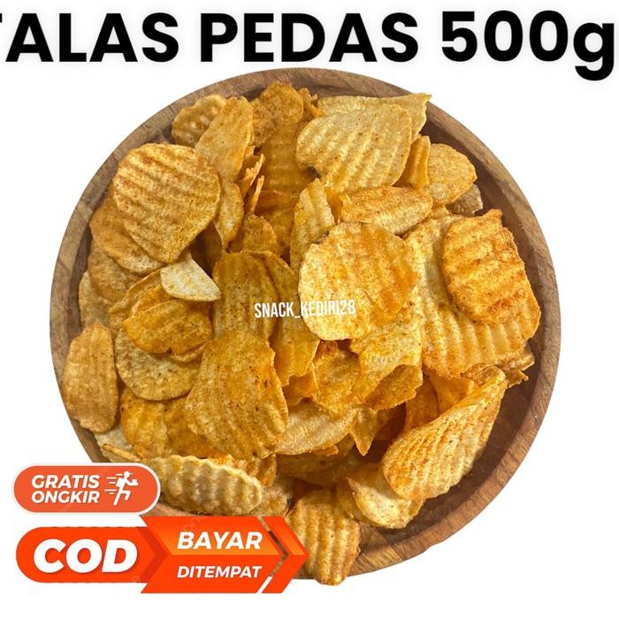 

New Keripik Talas Geprek Pedas 500gr