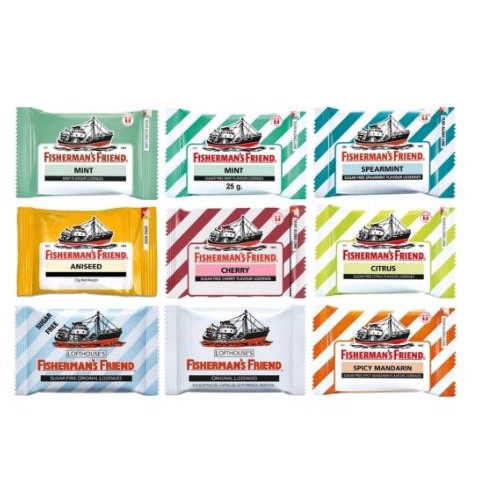 

Permen Fisherman's Friend Original 25 gram Aneka Rasa New